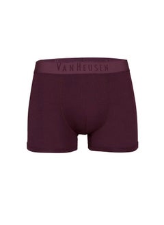 Van Heusen Van Heusen Men Breathable AIR Series Trunks - Cotton Polyamide Elastane - Colour Fresh, Mesh Stretch, Ultra Soft_20050_Deep Wine_M  - Image 4