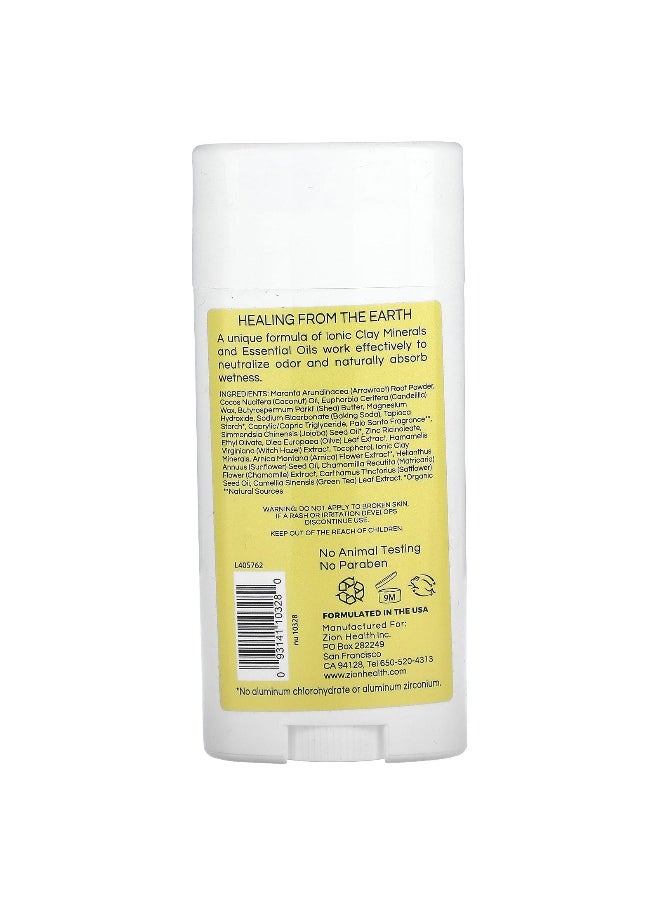 Zion Health Zion Health, Claydry Deodorant, Bold, Palo Santo , 2.8 oz (80 g)  - Image 2