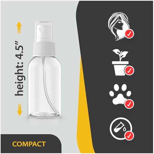 Bar5F 2.5-Ounce Small Spray Bottle Travel Size Fine Mist Mini Empty Spray Bottles Leak Proof for Toners, Face and Hair Mist - Image 5