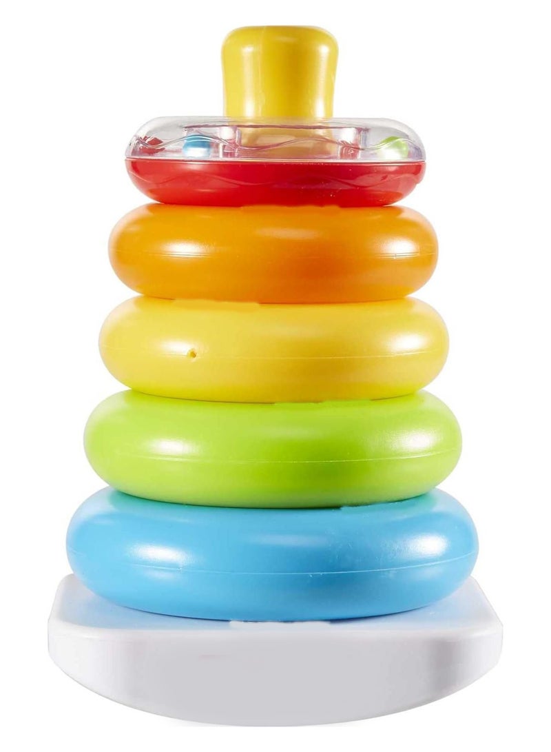 general Baby Stacking Toy Rock a Stack Roly-Poly Base with 5 Colorful Rings for Ages over 6 Months - Image 5