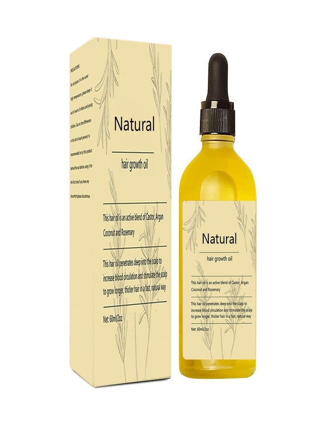 Kisinly Natural Hair Growth Oil, 1 PCS Rosemary Oil for Hair Growth Organic, Hair for Dry Damaged Hair and Growth - Image 1