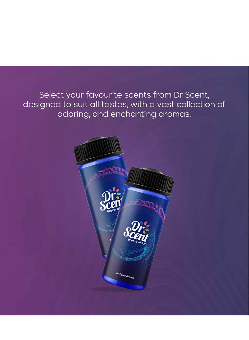 Dr Scent Diffuser Aroma Magic, Feel the Spicy Notes of Mandarin Orange, Sweet Floral Notes of Jasmine, with Medium White Woods Finish (500ml) - Image 2