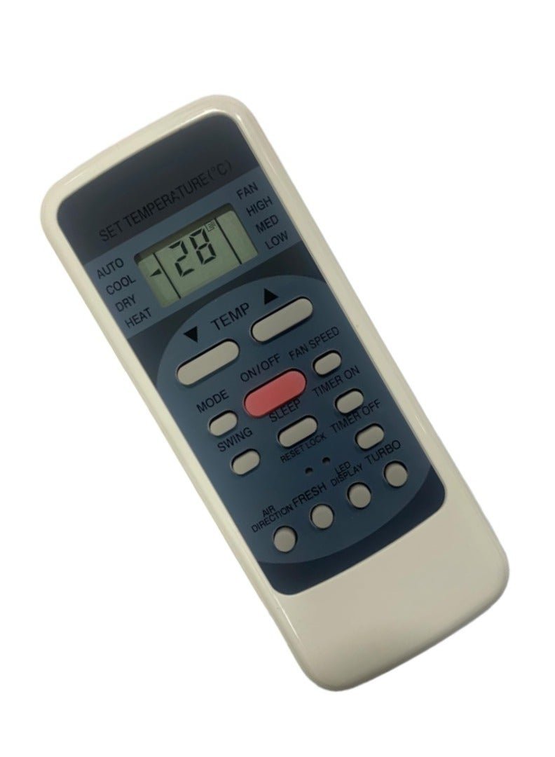 ELTRAZONE جهاز تحكم عن بعد تكييف رقم 78 (بدون إضاءة خلفية)، متوافق/بديل لجهاز تحكم تكييف فيديكون – مطابق تمامًا لمكيفات فيديكون – تحكم موثوق وبسيط، البطارية مشمولة - Image 3