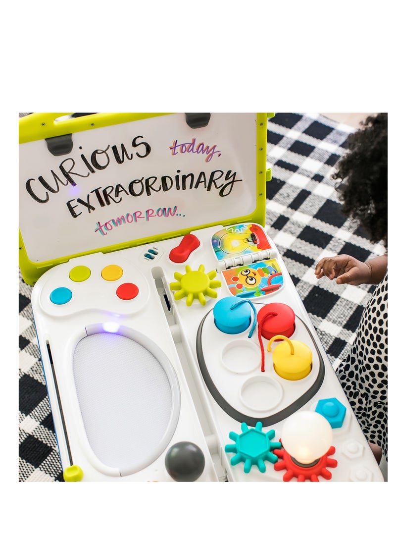 Baby Einstein - Curiosity Table Activity Station, Learning Table with Gears, Lights, Art Surface & 65 Melodies, For Toddlers 12 Months+ - Image 1