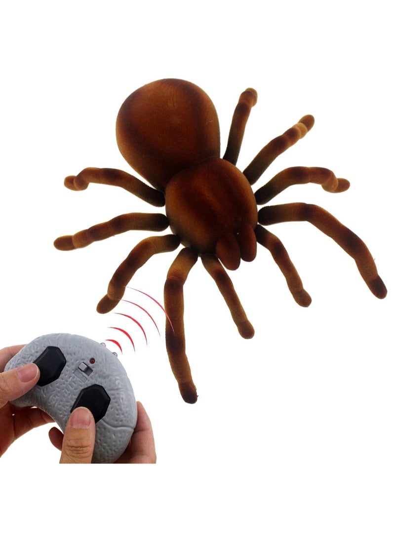 Generic - Remote Control Spider, Includes 1 Tarantula & 1 Controller, Spooky RC Spider Prank Toy with 8 Individually Moving Legs, Furry Texture, and Light Up Eyes, Great Halloween Toy for Kids - Image 1