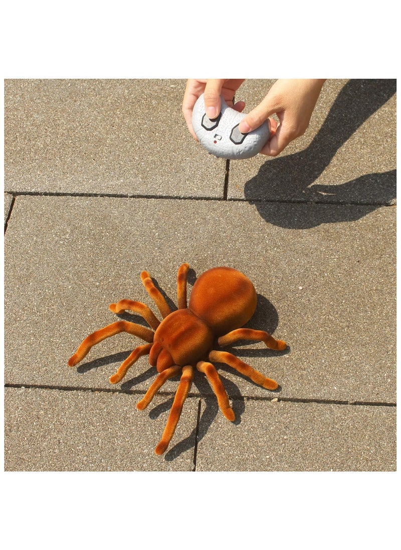 Generic - Remote Control Spider, Includes 1 Tarantula & 1 Controller, Spooky RC Spider Prank Toy with 8 Individually Moving Legs, Furry Texture, and Light Up Eyes, Great Halloween Toy for Kids - Image 1