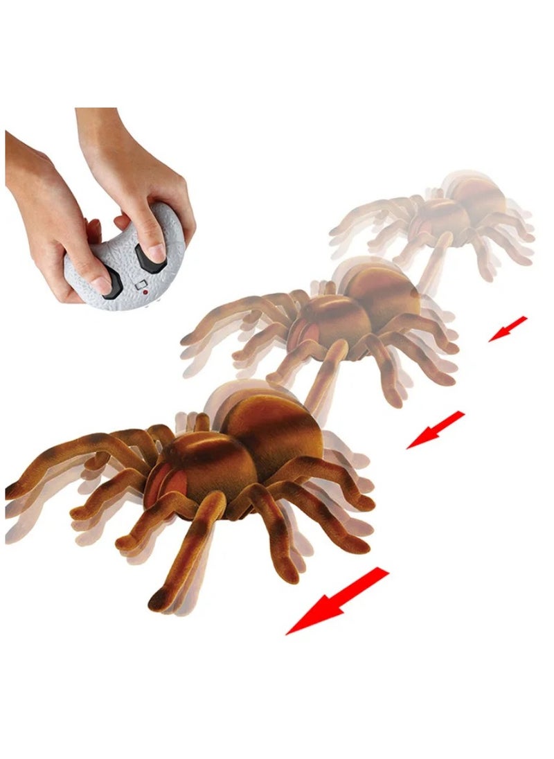 Generic - Remote Control Spider, Includes 1 Tarantula & 1 Controller, Spooky RC Spider Prank Toy with 8 Individually Moving Legs, Furry Texture, and Light Up Eyes, Great Halloween Toy for Kids - Image 1