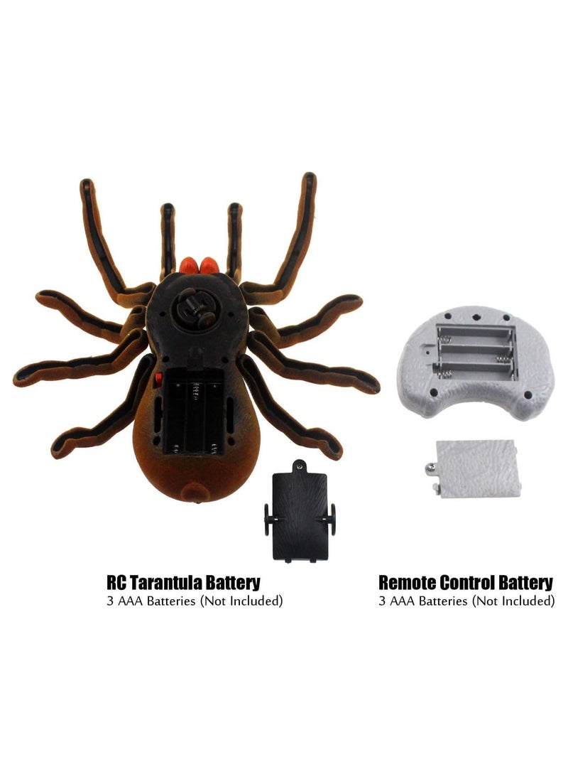 Generic - Remote Control Spider, Includes 1 Tarantula & 1 Controller, Spooky RC Spider Prank Toy with 8 Individually Moving Legs, Furry Texture, and Light Up Eyes, Great Halloween Toy for Kids - Image 1