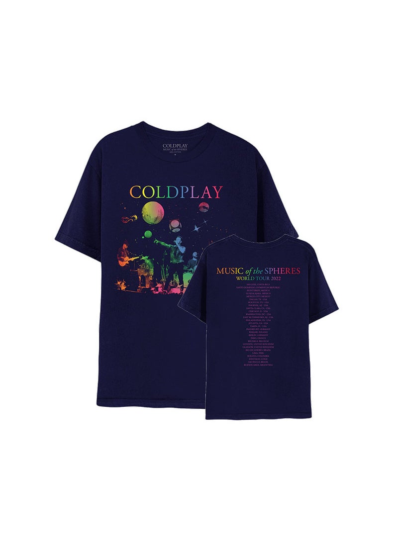 Generic - World Tour T-Shirt Cool Play Band 2024 Support Gaming Y2K European And American Men Women Fashion Cotton Short Sleeve round Neck Printed Loose Fit T-Shirt 8 white. - Image 1