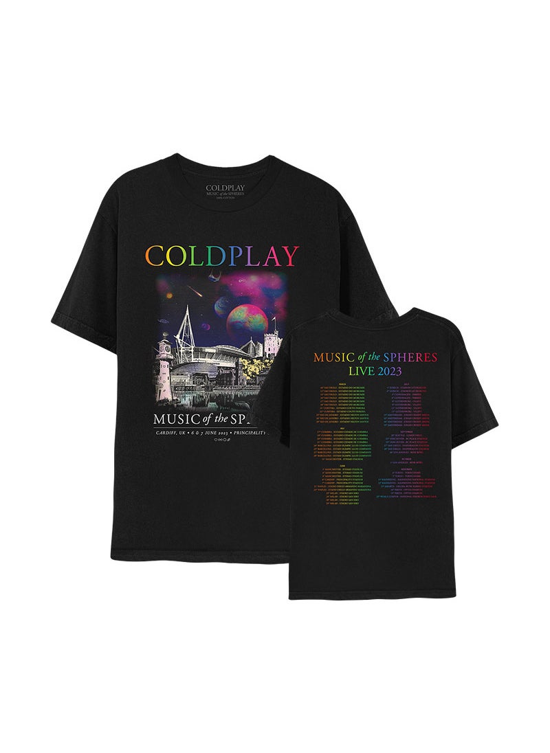 Generic - World Tour T-Shirt Cool Play Band 2024 Support Gaming Y2K European And American Men Women Fashion Cotton Short Sleeve round Neck Printed Loose Fit T-Shirt 8 white. - Image 1