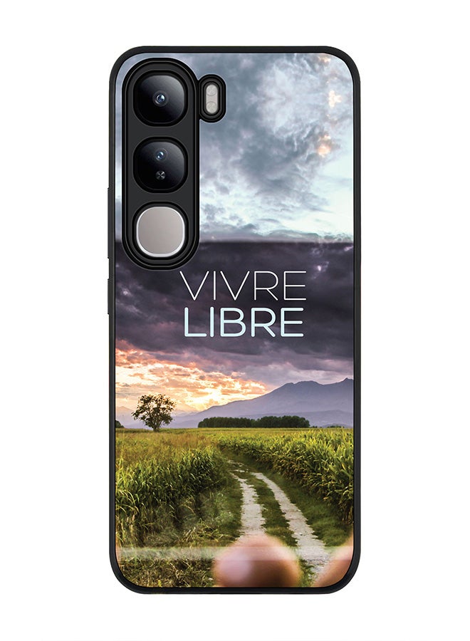 Stylizedd For vivo V40 Lite Case,Slim fit Camera Protection, Shockproof Thin Phone cover - Vivre Libre - Image 1