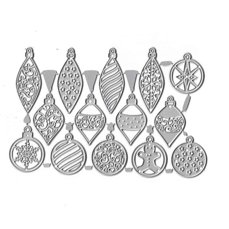 Christmas Accessories Die Cuts,Snowman Snowflake Star Cutting Dies Cuts for Invitation DIY Album Card Making Embossing Scrapbooking Stencils