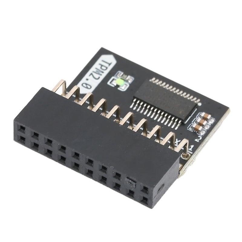 TPM 2.0 Encryption Security Module 20-Pin LPC Remote Card - Strong Encryption Processor for High Security PC System - Image 1