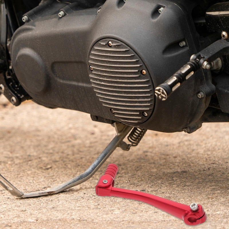 ذراع ناقل حركة دراجة نارية قابل للطي من الألومنيوم باللون الأحمر متوافق مع XR50 والدراجات الترابية - Image 5