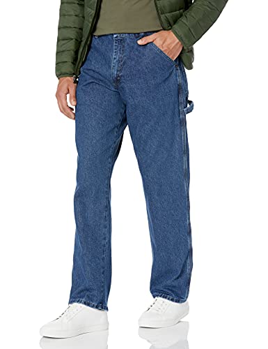 Wrangler Authentics Men's Classic Carpenter Jean, Retro Stone, 34W x 34L - Image 3