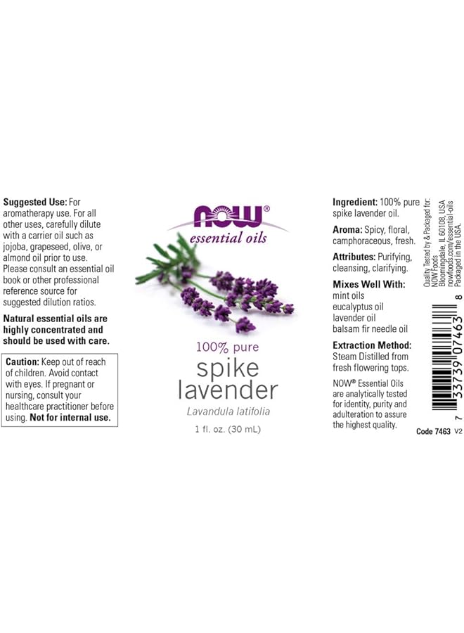 erorex Foods Essential Oils Spike Lavender 1 Fl Oz 30 Ml - Image 2
