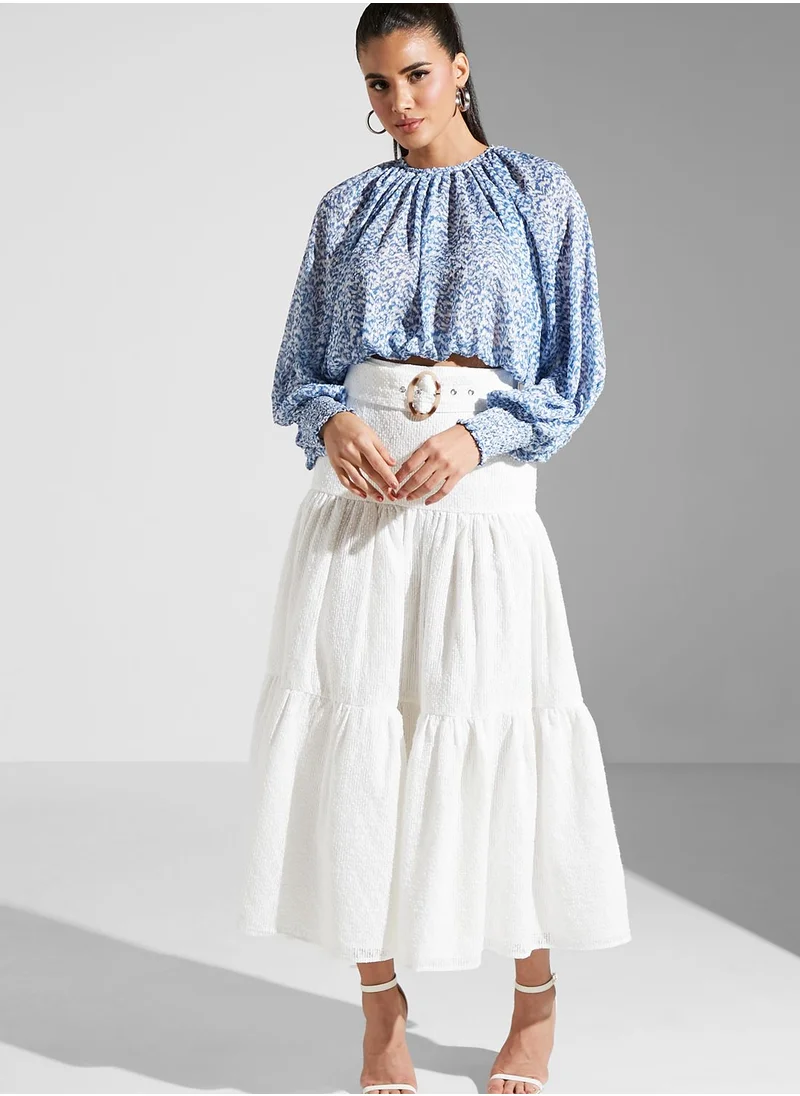 Cmeo collective Balloon Sleeve Top