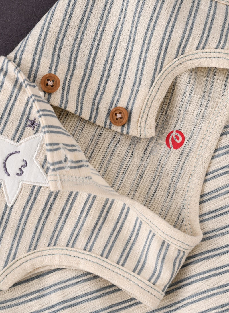 Stripes casual sleepsuit - Image 4