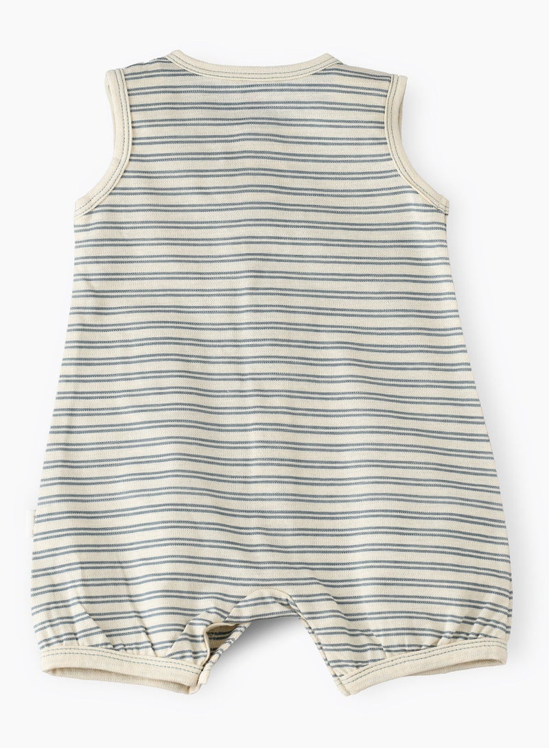 Stripes casual sleepsuit - Image 2