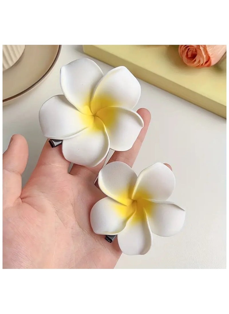 Generic Elegant Hair Clip Set With Flower Design - 12 Pieces.  - Image 2