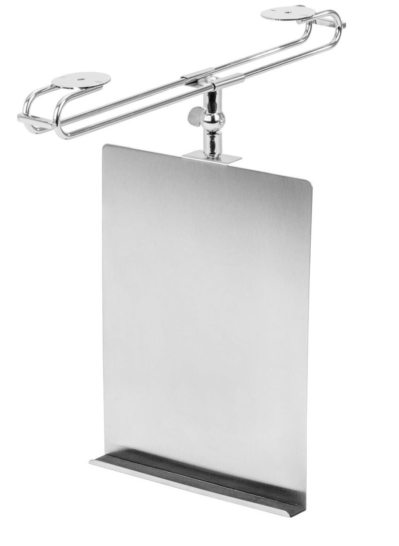 WENKO Tablet Holder And Cookbook Holder, Stainless Steel, Matt Silver - pzsku/Z44BAED29C4515F23C60BZ/45/_/1702105013/25cdf001-a240-436e-b321-547268529fac