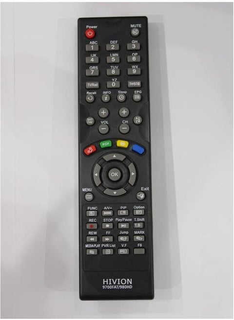 Replacement Remote Controller For Receiver 9700Fat 980Hd