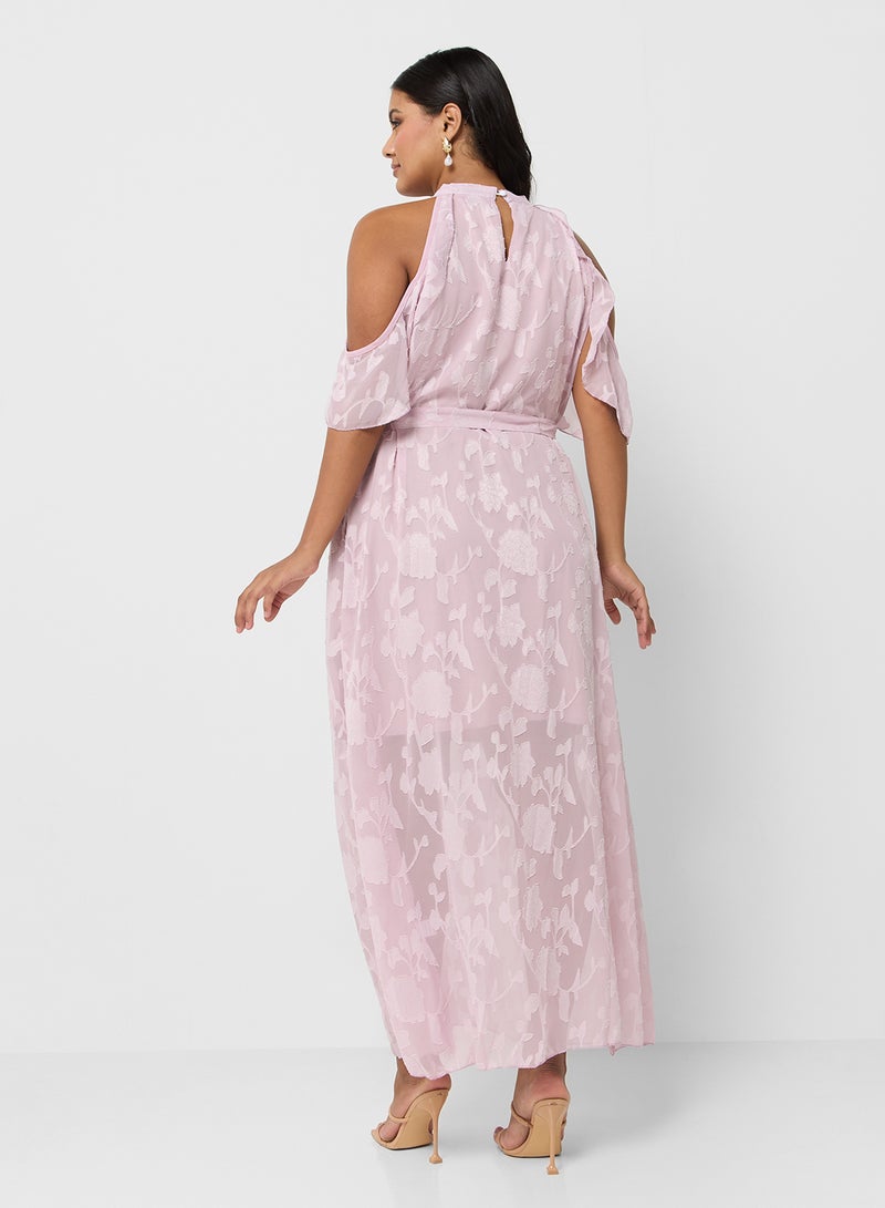 Ella Plus Floral Chiffon Dress - Image 2