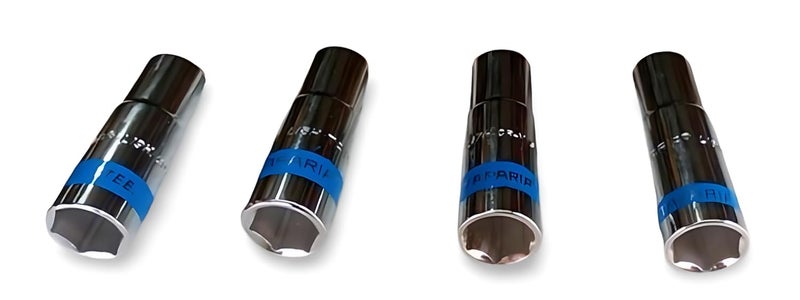 12 Square Drive Deep Socket Set Sizes 16 17 18 19 mm  - Image 1