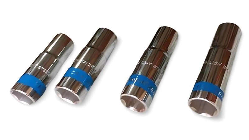 12 Square Drive Deep Socket Set Sizes 16 17 18 19 mm  - Image 2