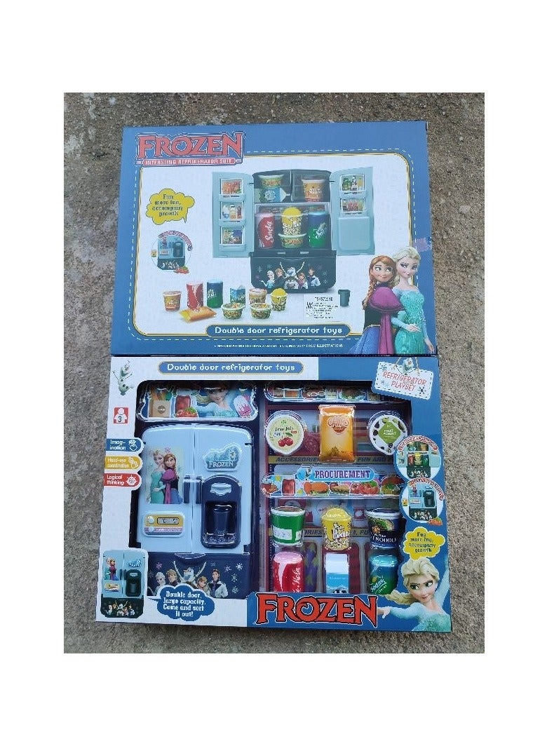 Disney Pretend Play Kitchen Refrigerator Fridge Playset - Image 4