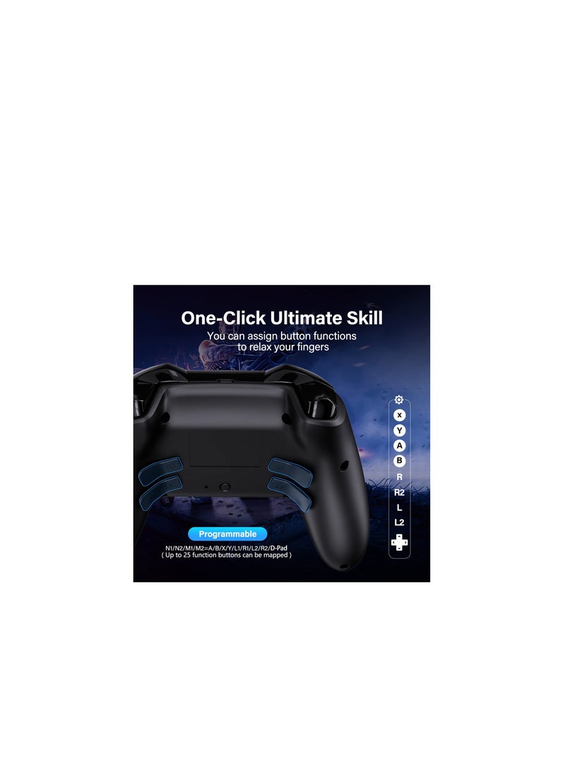 Wireless Switch Pro Controller for Nintendo Switch Lite OLED with LED Light Multi-Platform Gamepad for Windows PC iOS Android - Image 5