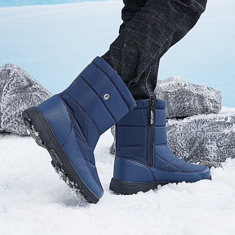 2025 Export Independent Station Large Size Outdoor Velvet Warm High-Top Snow Boots - Image 3