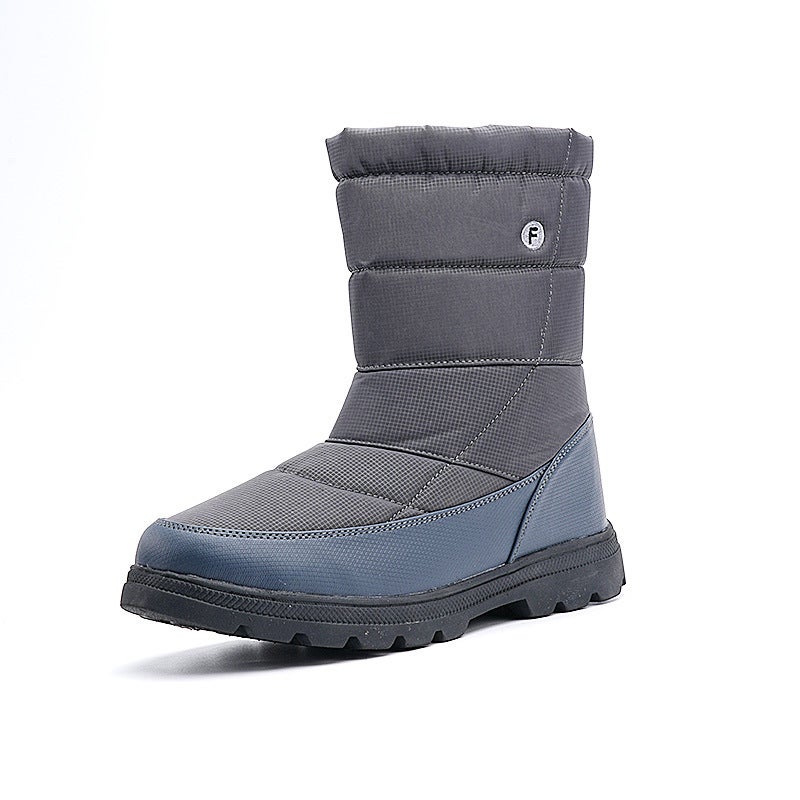 2025 Export Independent Station Large Size Outdoor Velvet Warm High-Top Snow Boots - Image 1
