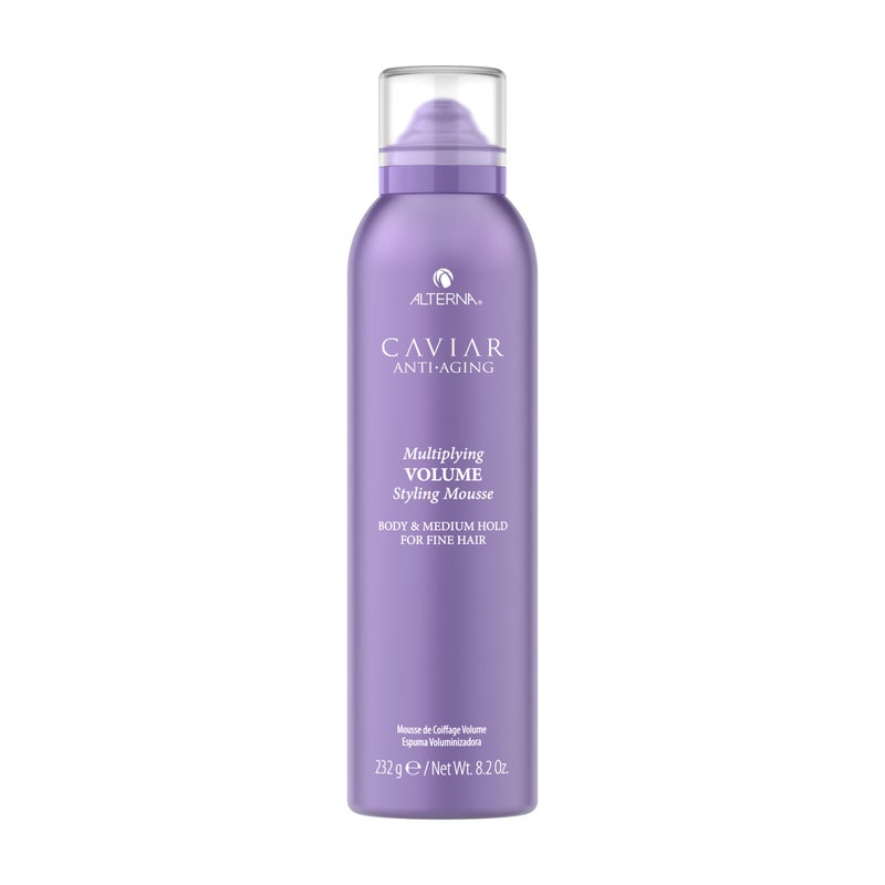 Alterna Haircare CAVIAR Anti-Aging Multiplying Volume Styling Mousse, 8.2 Fl Oz | For Fine, Thin Hair | Medium Hold | Create Instant Volume and Thickness | Sulfate Free - Image 1