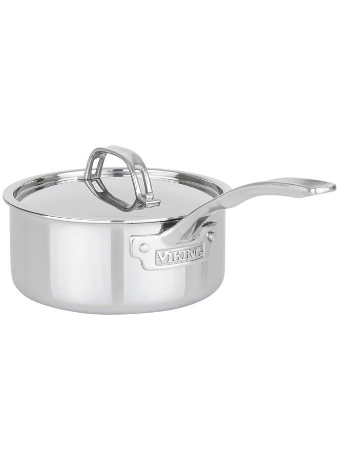 Viking PureGlide Pro 3-Ply Nonstick 2 Quart Sauce Pan with Lid, Titanium Interior, Oven and Broiler Safe, Induction Ready - Image 1
