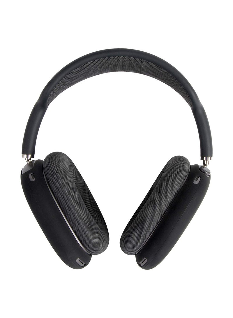 Ear Case, for AirPods Max Case Silicone Case, for apple Bluetooth over-ear, Scratch-resistant case silicone Carrying Case Replacement, for Apple AirPods Max Headphone (Black)  - Image 1