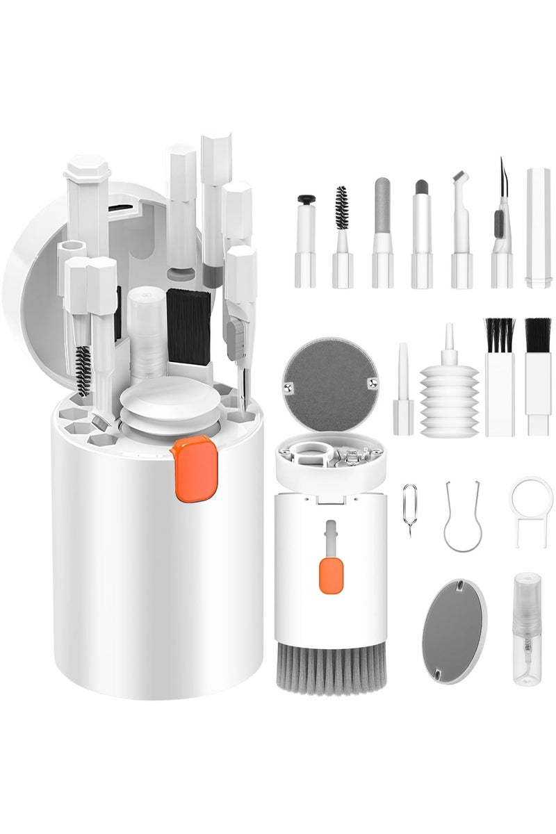 20 in 1 Multifunctional Cleaner Kit for Electronic Devices, Keyboard Cleaning Brush, Headphones Cleaner Kit for AirPods, Multi-Tool for Cleaning Laptop, Keyboard, Earbuds, Camera, Cellphones - Image 4