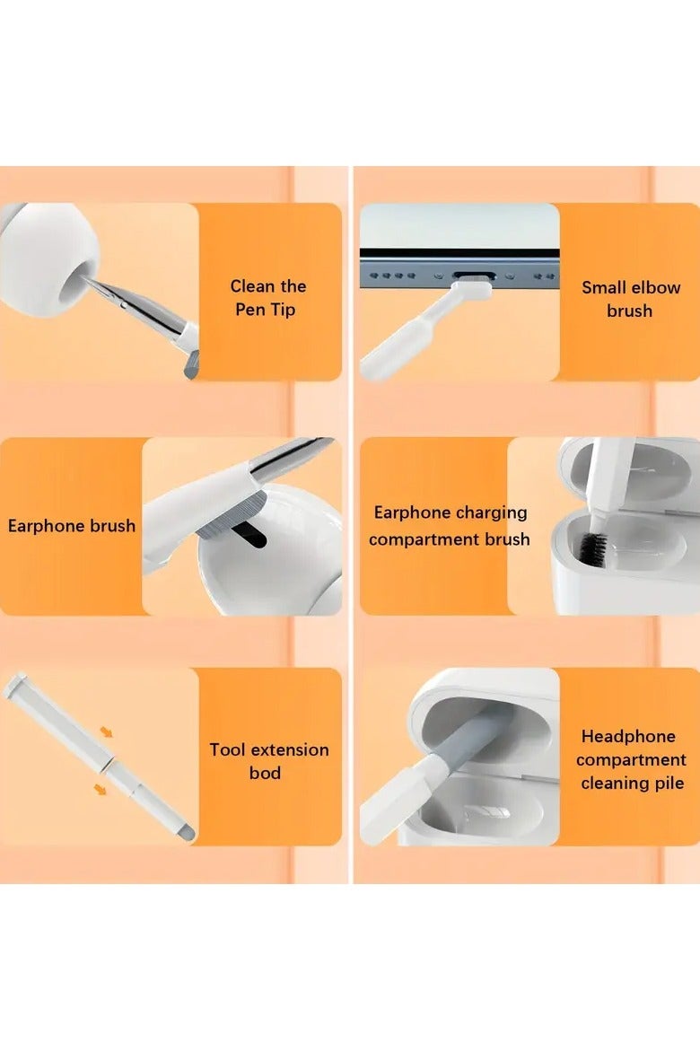 20 in 1 Multifunctional Cleaner Kit for Electronic Devices, Keyboard Cleaning Brush, Headphones Cleaner Kit for AirPods, Multi-Tool for Cleaning Laptop, Keyboard, Earbuds, Camera, Cellphones - Image 5