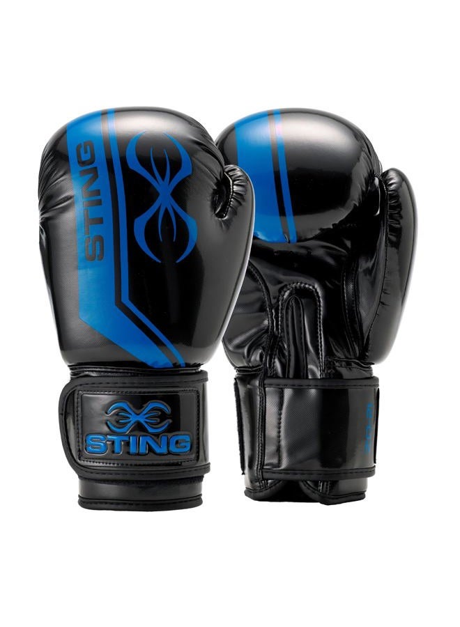 Sting Armalite Boxing Gloves for Men & Women - Pro-Grade Tech Gear with Hi Flow Core - Ideal for Boxing, MMA & Muay Thai -14 Oz, Black/Blue - Men & Women - Image 1