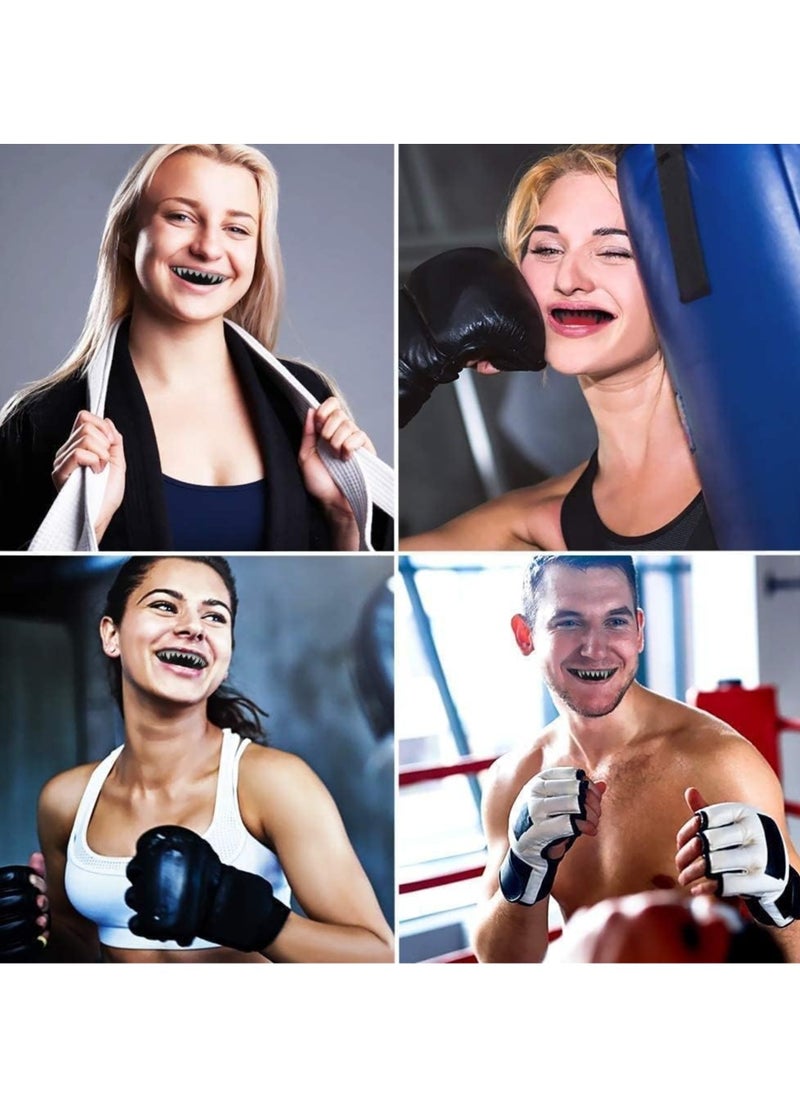 Bukela 2Pcs Mouth Guard, Adults and Youth Mouth Guards Sports Mouthguard, Professional Mouthpieces Braces EVA Double Colored for Boxing MMA Rugby Football Basketball Muay Judo Karate  - Image 5