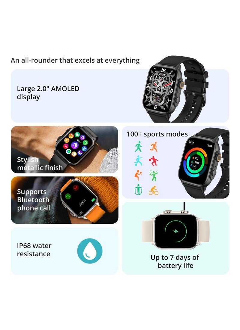 ColMi Smart Watch with Call/Text Fitness Tracker Watches Heart Rate Monitor/Blood Pressure/Body Temperature Sleep Monitor  - Image 2