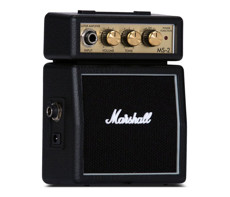 Marshall MS-2 1 Watt Battery-Powered Micro Amplifier - Black - Image 3
