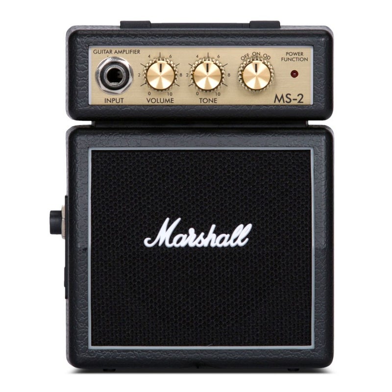 Marshall MS-2 1 Watt Battery-Powered Micro Amplifier - Black - Image 1