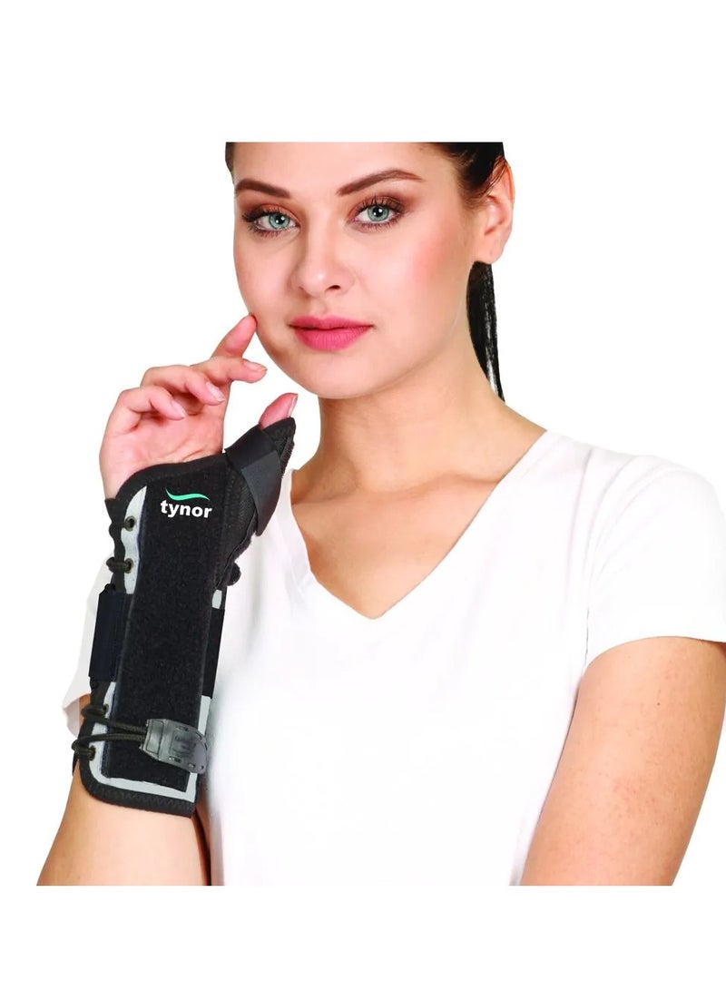 Tynor Wrist Splint with Thumb E 44 - Image 1