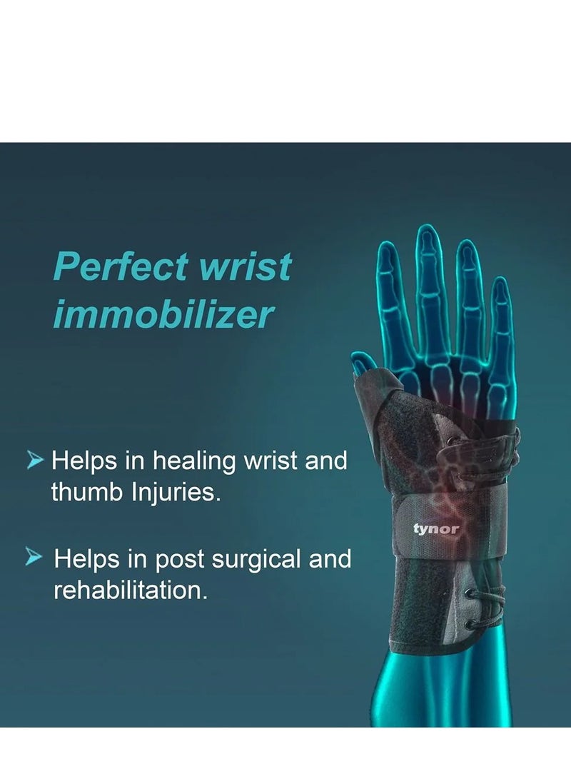 Tynor Wrist Splint with Thumb E 44 - Image 2