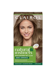CLAIROL Clairol Natural Instincts DemiPermanent Hair Dye 7A Dark Cool Blonde Hair Color Pack of 1 