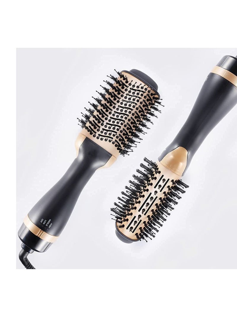 Hot Air Brush,Hair Dryer Brush, Professional Hair Dryer & Volumizer 3 in 1 Upgrade Anti-Scald Negative Ionic Technology Hair Straightener Brush,Salon Negative Ion Ceramic Electric Blow Dryer - Image 4