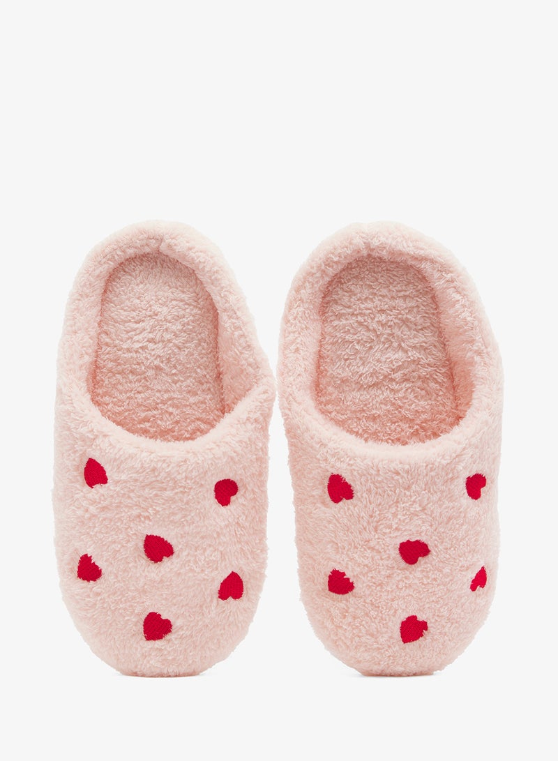 جينجر شباشب غرفة نوم فرو بطبعة قلب - Image 4