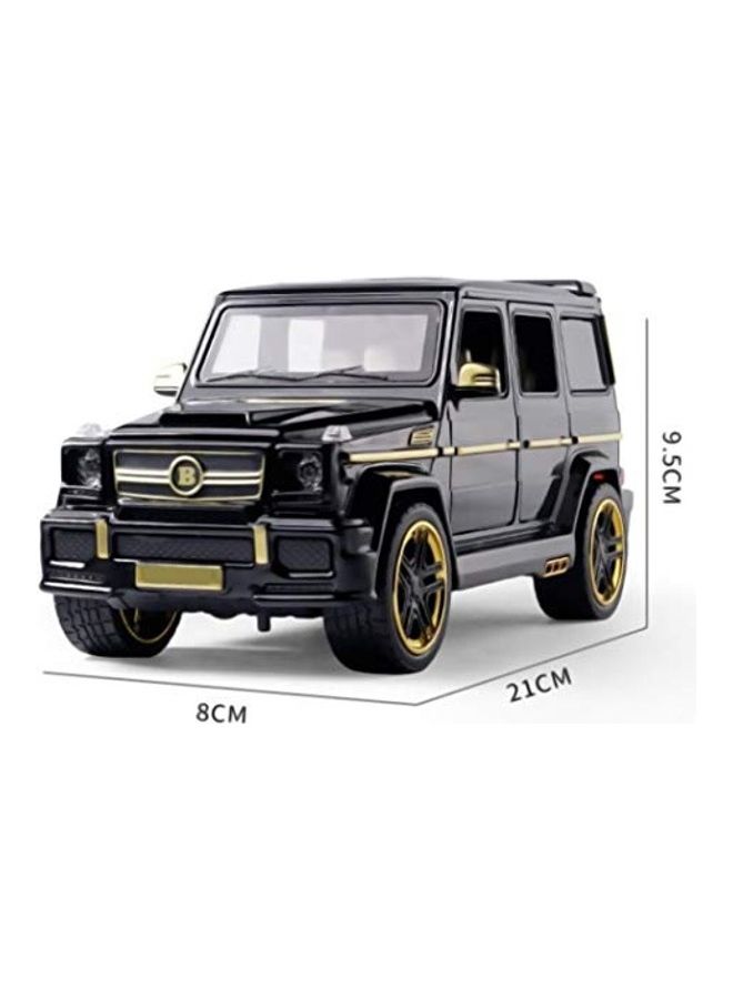 لعبة سيارة مصنوعة  من المعدن المصبوب برابوس بنز تعمل بالسحب للخلف متعدد الألوان 5x12x6بوصة - Image 3