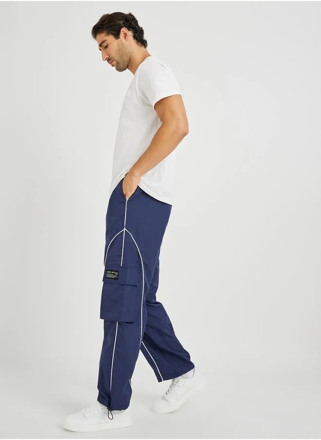 ستايلي Styli Relaxed Fit Open Hem Cargo Jogger